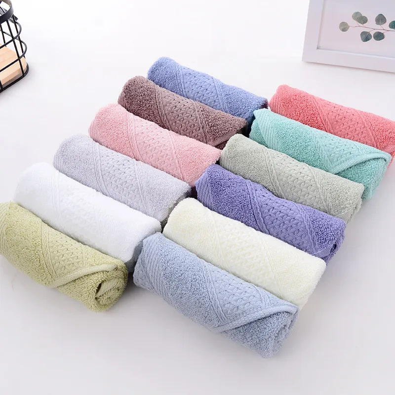 Thickened 100% cotton face towel absorbent pure hand wash shampoo bath microfiber towel bathroom home hotel adult bath towel 4