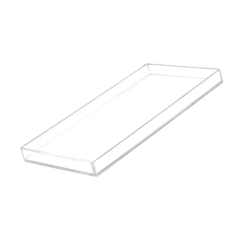 Hochwertiges, handgefertigtes Badezimmer-Ablagefach aus klarem Acryl für die Organisation von Seifenschwämmen und D2RD – Detail 3