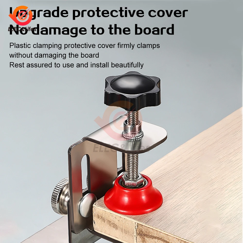 Paslanmaz Çelik Dolap Kapı Montaj Jig Dolapları Çerçeve Kelepçesi Ev Gizli Kapı Montaj Desteği Ağaç İşleme Aletleri