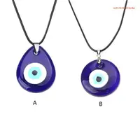 1PC Blue Eye Necklace Evil Eye Pendant Necklace Turkish Evil Eye for Protection Drop Shipping 1
