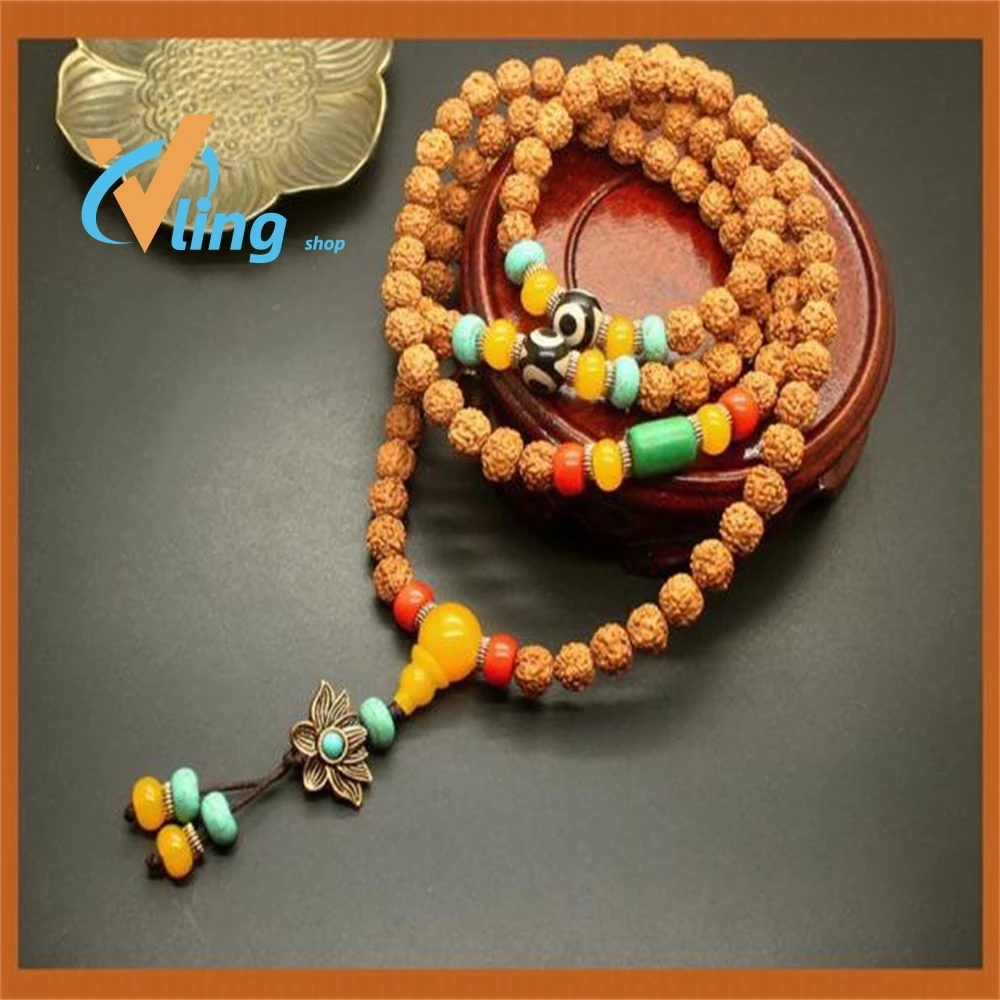 Pure Natural 108 Small Vajra bodhiBest-selling 2022 Products Fashion  Couple Personality Bracelet Simple Temperament Style Retro