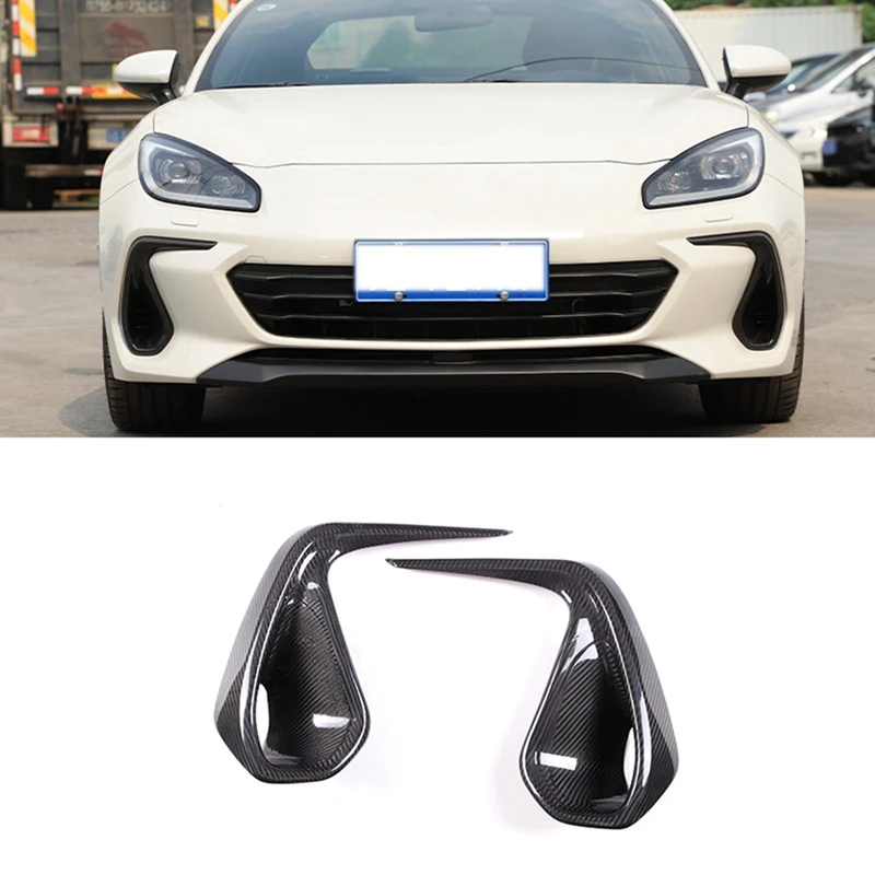 

Для Toyota Subaru BRZ 2022 2023, сухое углеродное волокно, передний бампер, боковое оформление, эргономичная отделка, стикер, аксессуары