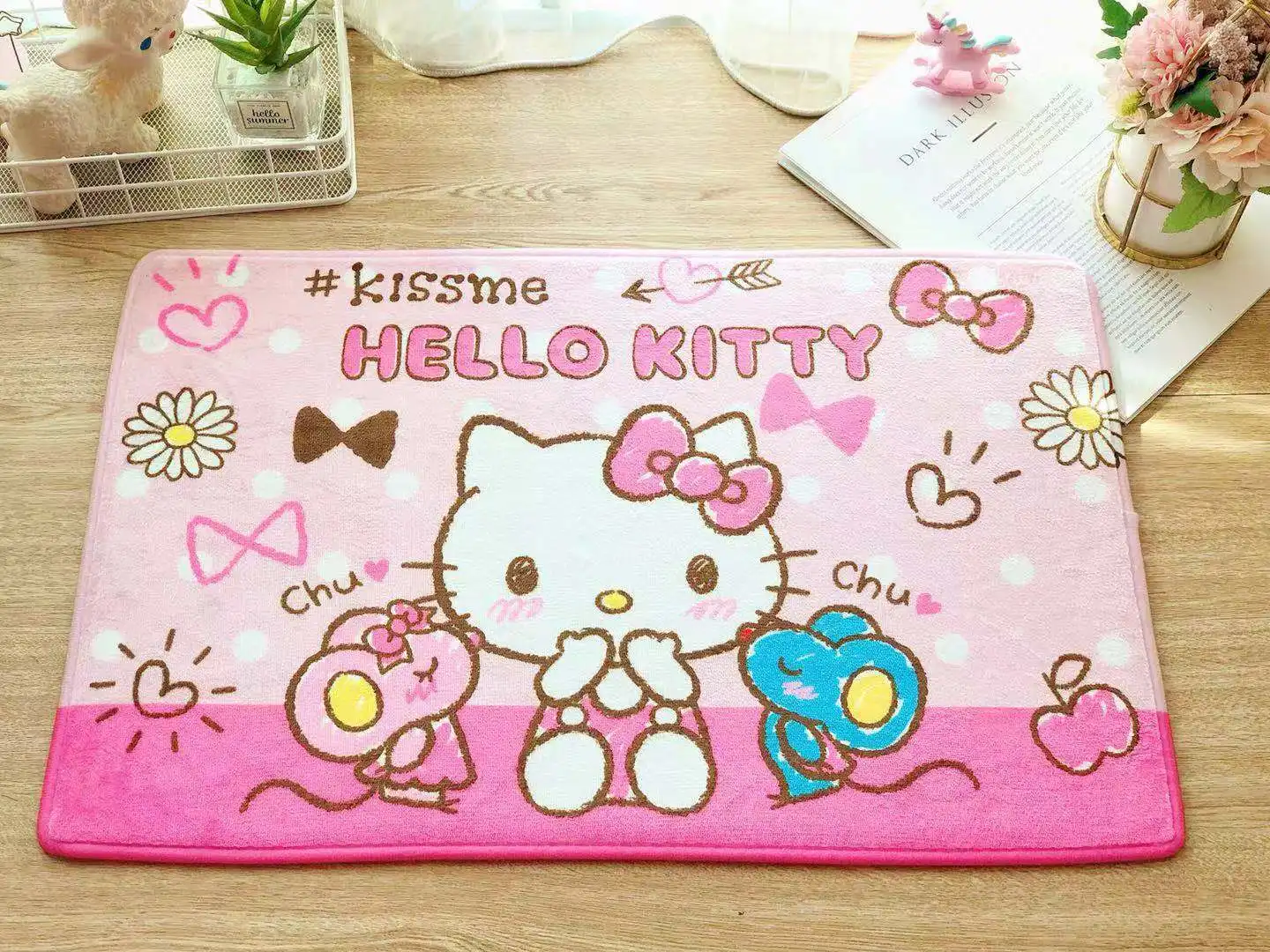 Sanrio Hello Kitty Carpet My Melody Kuromi Kawaii Home Soft, 52 OFF