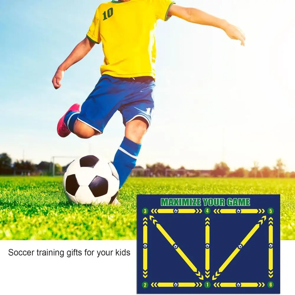 

Increase Your Arch Control Soccer Training Mat Improving Balance Enhance ball control skills Football Footstep Training Blanket