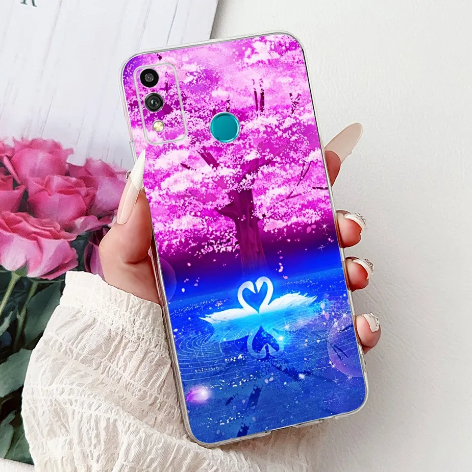 Luxury Painted Soft Slim Phone Case for Honor 9X and 10X Lite
