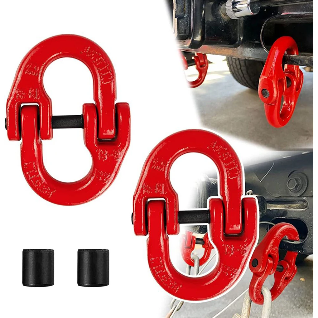 

2/3 Red Grade 80 Alloy Steel Hammerlock Coupling Link Hoisting Buckle Crane Hook Connection Hoisting 5 3T