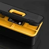 Deli 1 Pcs 14/17 Inch Household Tool Box PP Material Pressure Resistance Multifunction Electrician's Portable Tool Storage Boxes 5
