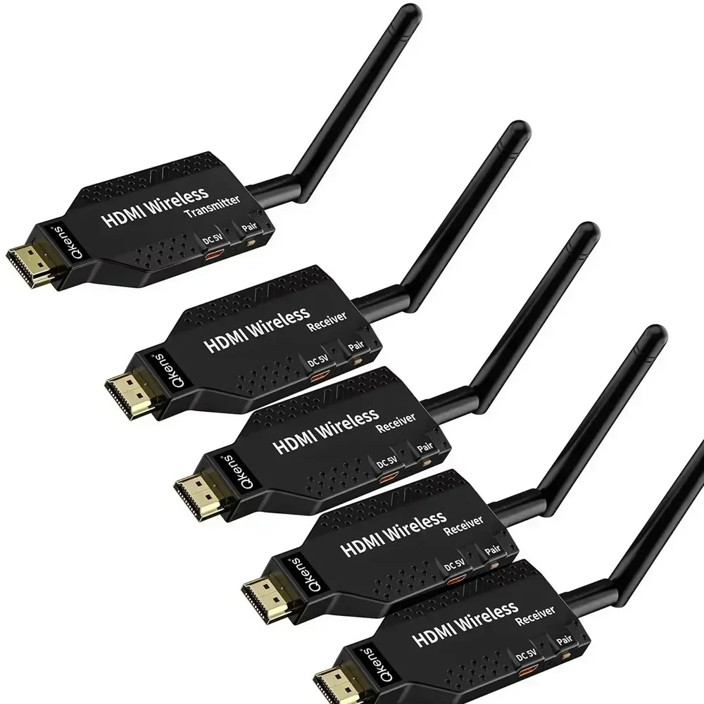 50m HDMI Wireless Extender Video Transmitter Receiver 1 Laptop and