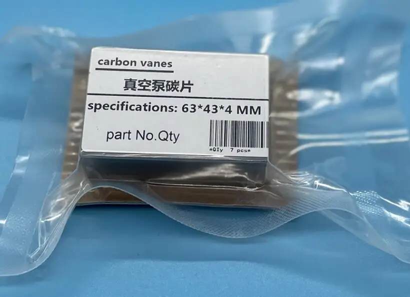 4pcs Carbon Vane Set for ORION Vacuum Pump KRX1 KRX3 KRX5 KRX6 KRA7A KRA8 KRA9