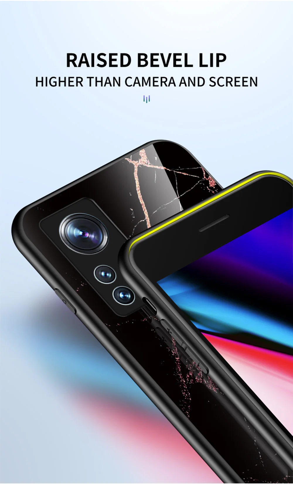 Mi 11 Lite Custodia DECLAREYAO Cover rigida in vetro per Xiaomi Mi 12 12X 11X 10 Ultra 9T 10T 11T 12S Pro Custodia in silicone Ultra Sli_voghion.com