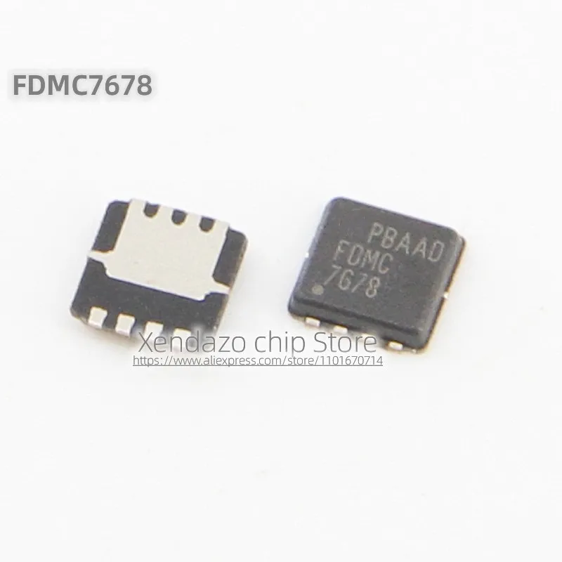 10pcs/lot FDMC7678 FDMC 7678 DFN-8/POWER33 package Original genuine N-channel MOS field-effect transistor