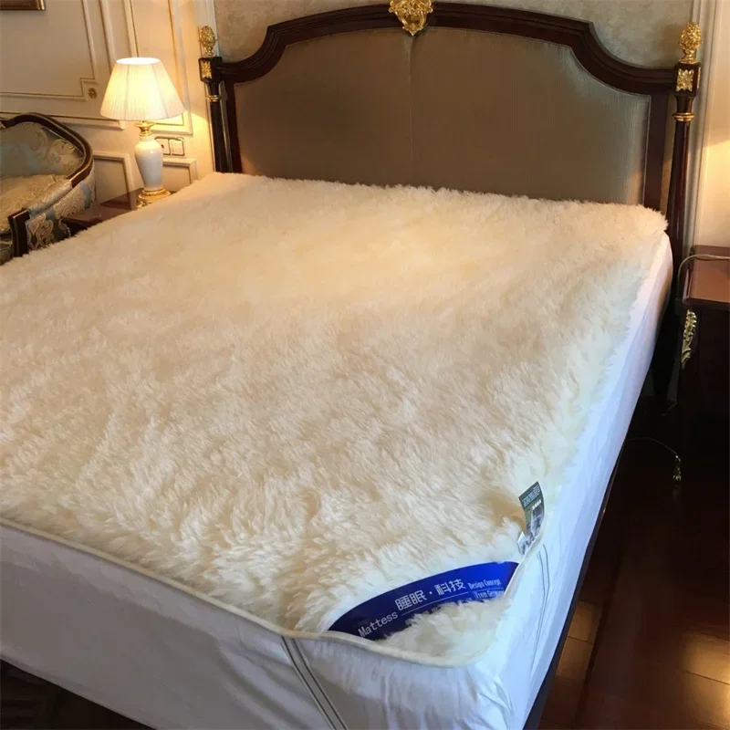 Australian Pure Wool Mattress Pure Cotton Wool Soft Winter Quick Heating Warm Bedroom Mattress Cushion
