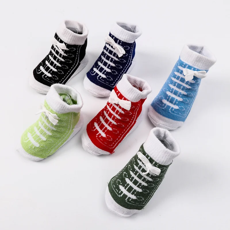 3Pair/lot New 0-12 Months Baby Socks Casual Boys Girls Baby Foot Socks