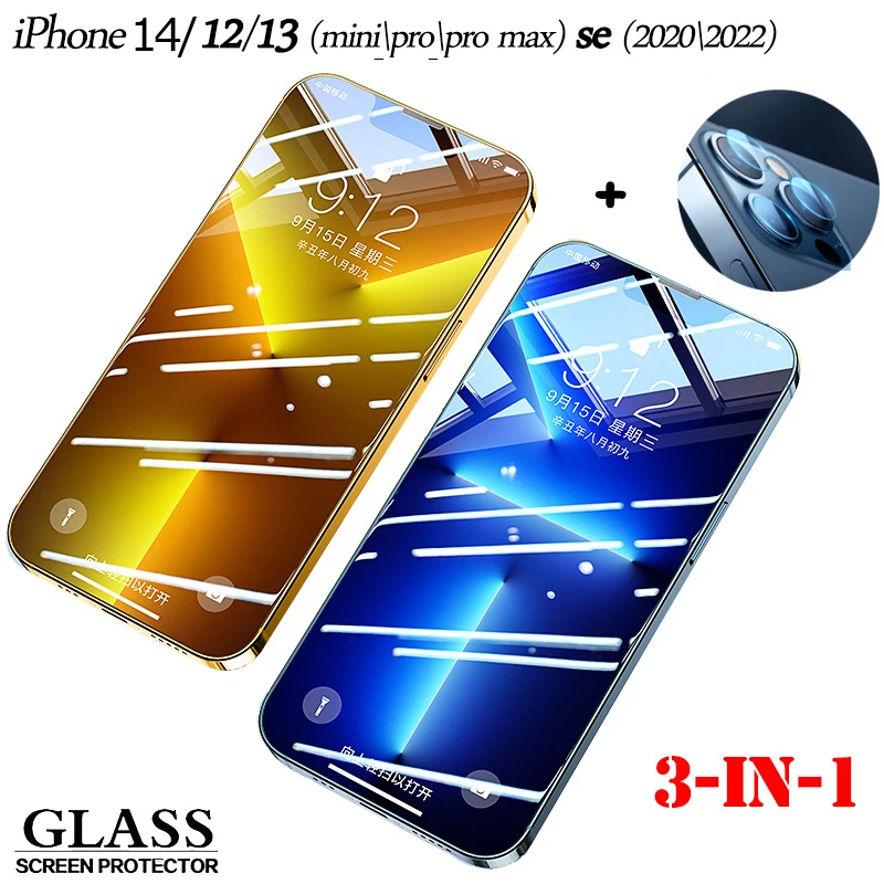 Verre trempé Full Glue 9H avec colle antistatique iPhone 13 Pro Max 6
