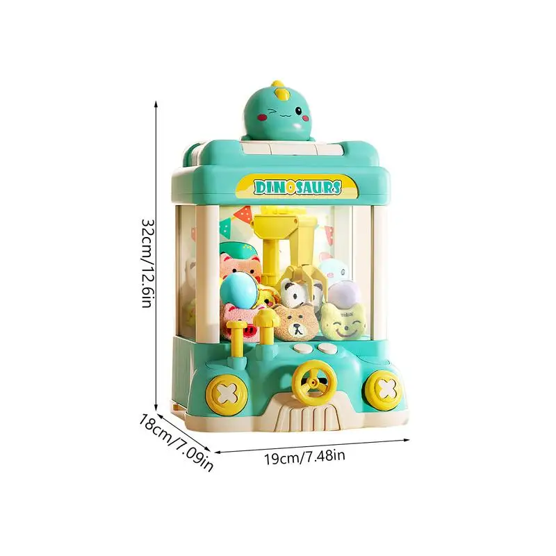 Claw Machine Arcade Toy Led Light Candy Vending Grabber Candy Vending Grabber Mini Vending Machine for For Ages 3 Kids Toy 6