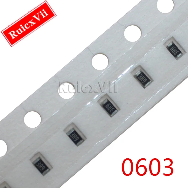 100pcs 0603 1% SMD resistor 1/10W 43K 43.2K 44.2K 45.3K 46.4K 47K 47.5K 48.7K 49.9K 51K 51.1K 52.3K 53.6K 54.9K 56K 56.2K ohm