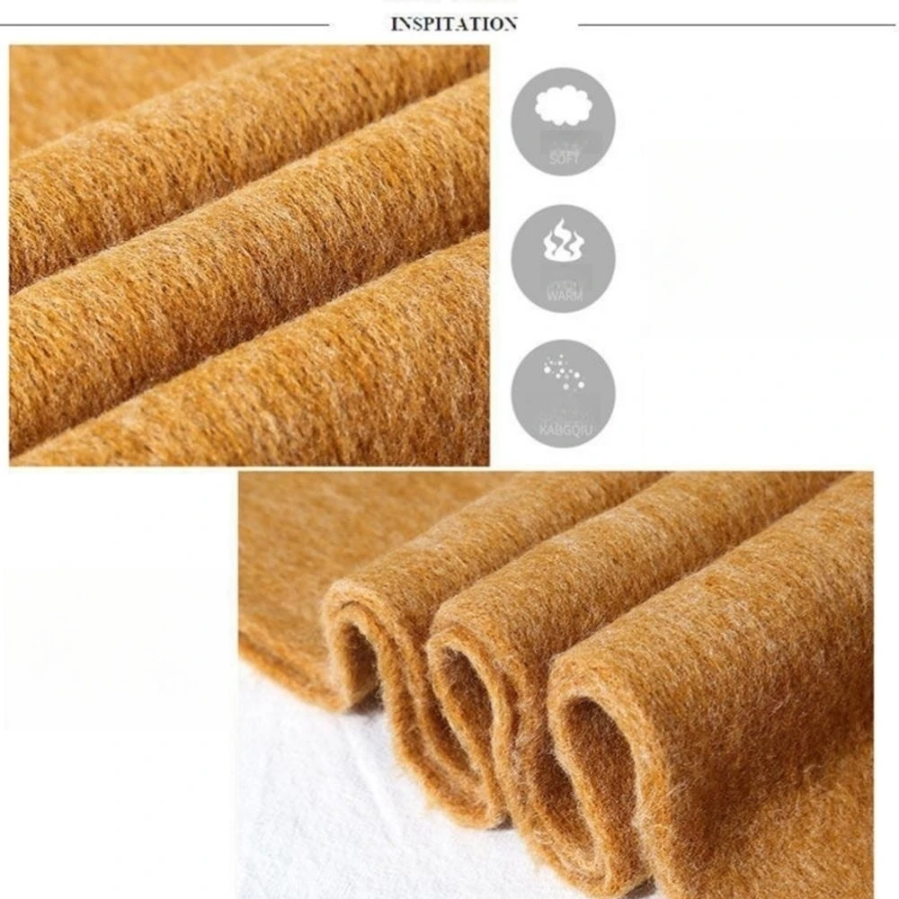 Women's Rainbow Scarf Winter Cashmere Shawl Thickened Warm Knitted Line Scarf Long Fashion Bufandas Shawl Pashmina for Femme 5