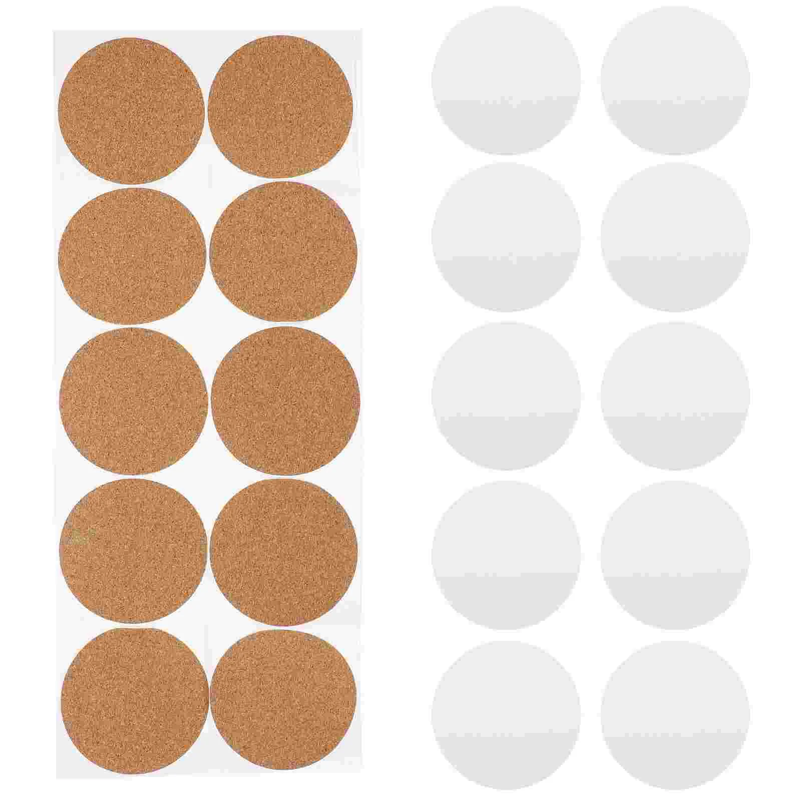 

10 Set Non-slip Insulation Pads Ceramic Coasters Tableware Sublimation DIY Heat Transfer Paper Blank