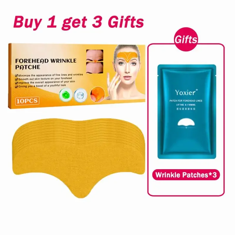 

1Set=10Pcs ! Anti-wrinkle Forehead Line Removal Gel Patch Firming Mask Frown Lines Face Skin Care Stickers Anti-aging Collagen