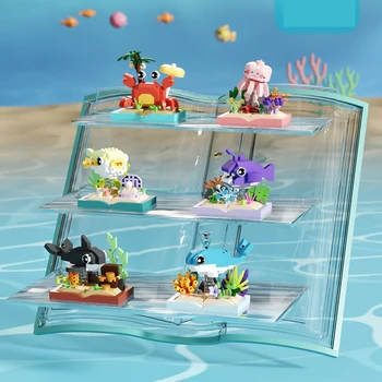 Penguin Small Particle Assembled Building Blocks for Children 6 To 10 Year Old Animals Micro Diamond Block Brick Educational Toy 1