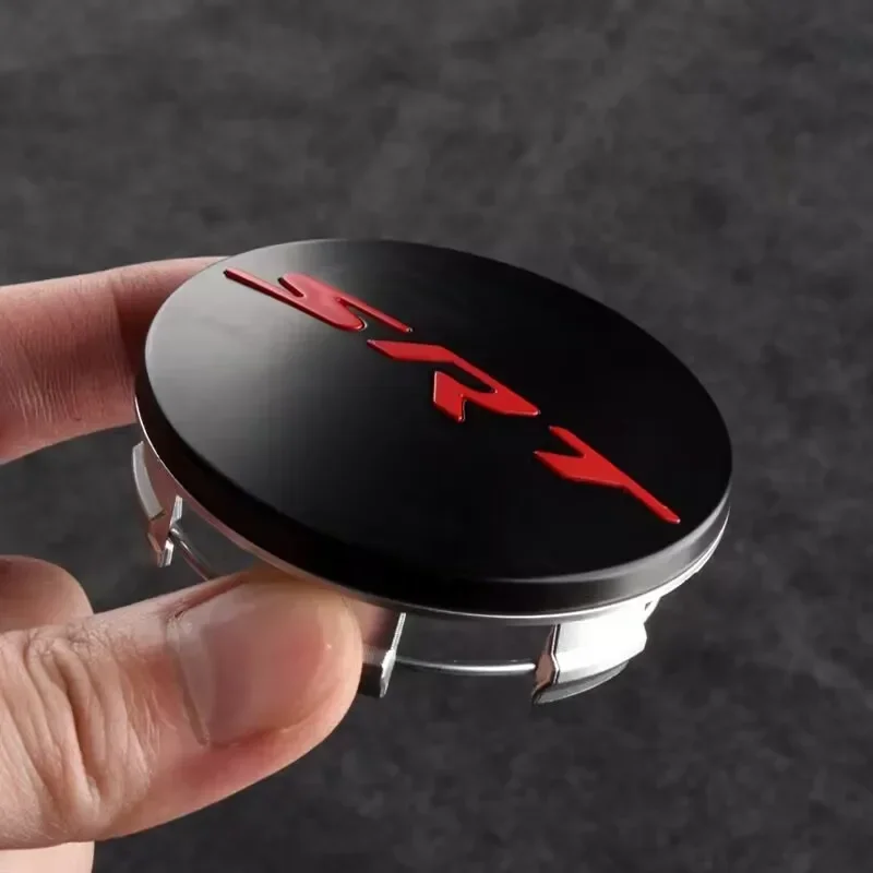 

2024 Newest 4pcs 63mm SRT Wheel Center Hub Caps For Caliber Challenger Charger Journey Caravan Durango Nitro Car Rims Cover