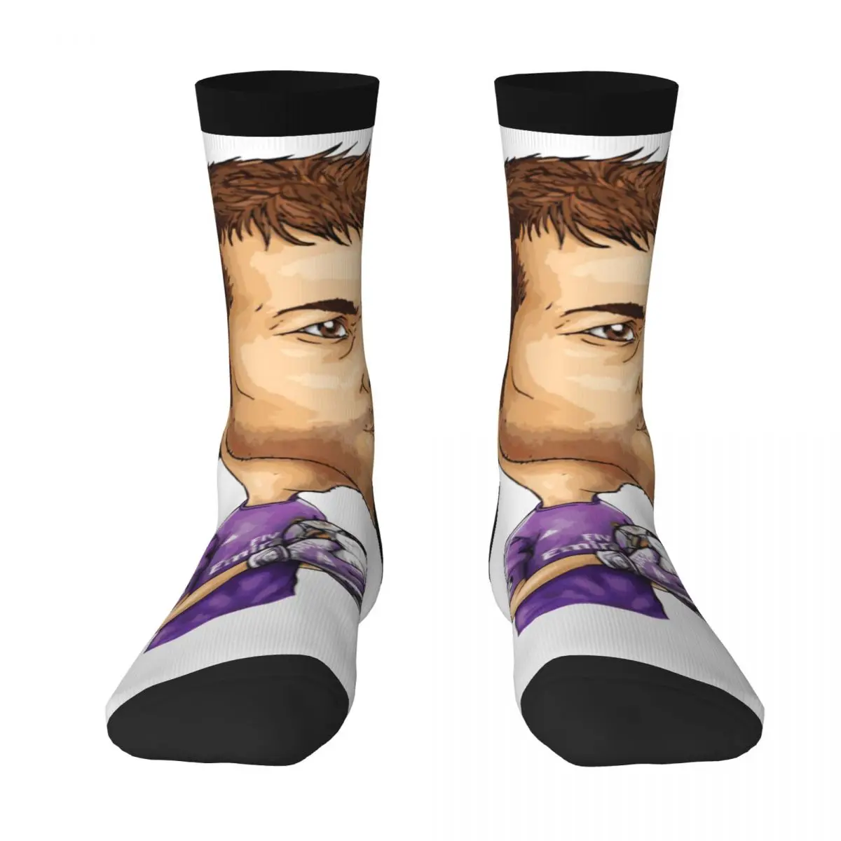 

Spain Ikerss And Casillass 4 Football Gift Stocking Unique BEST TO BUY Contrast color Blanket roll Joke Elastic Socks