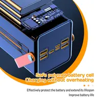 Portable Power Bank 120W 50000mAH Super Fast Charger Large Capacity External Battery Supports simultaneous charging of 7 devices - Image 5