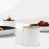 Round Bamboo Cover Paper Roll Roll Paper ganizer Holder White Compact Stable Bottom Kitchen Bathroom Home Bar Hotel Use 2