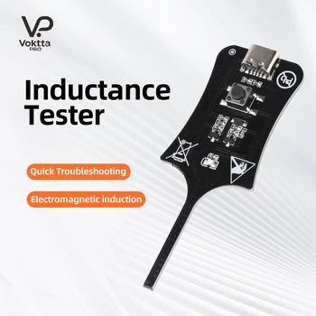 Tester di Induttanza DC 5V, Rilevatore di Induttanza per Bobine di Schede Madri, Misuratore di Induzione Elettromagnetica, Rilevamento Rapido dei Guasti, Tipo C