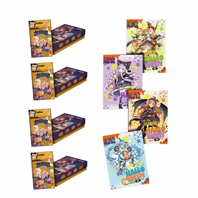 

Wholesales Goddess Story Collection Cards Halloween Booster Box SP Puzzle Rare Anime Girls Trading Cards