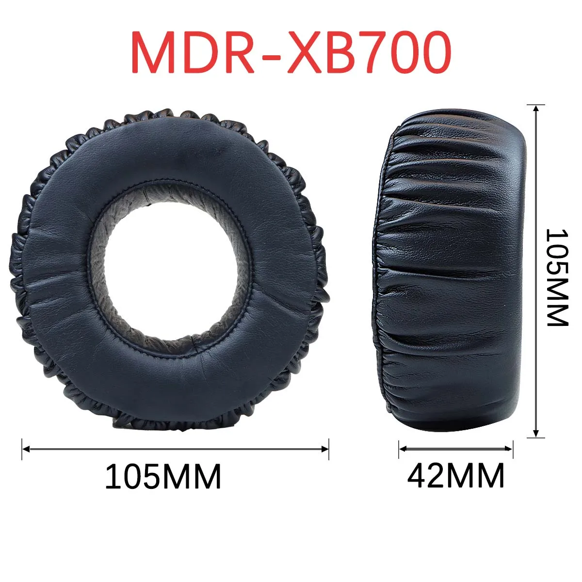 Suitable for SONY MDR-XB500/XB700/XB1000 Earpads memory foam sleeve protein leather earphone replacement accessories