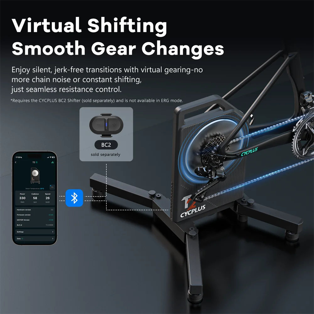 CYCPLUS T2 ホームバイクトレーナー ダイレクトドライブ エクササイズ