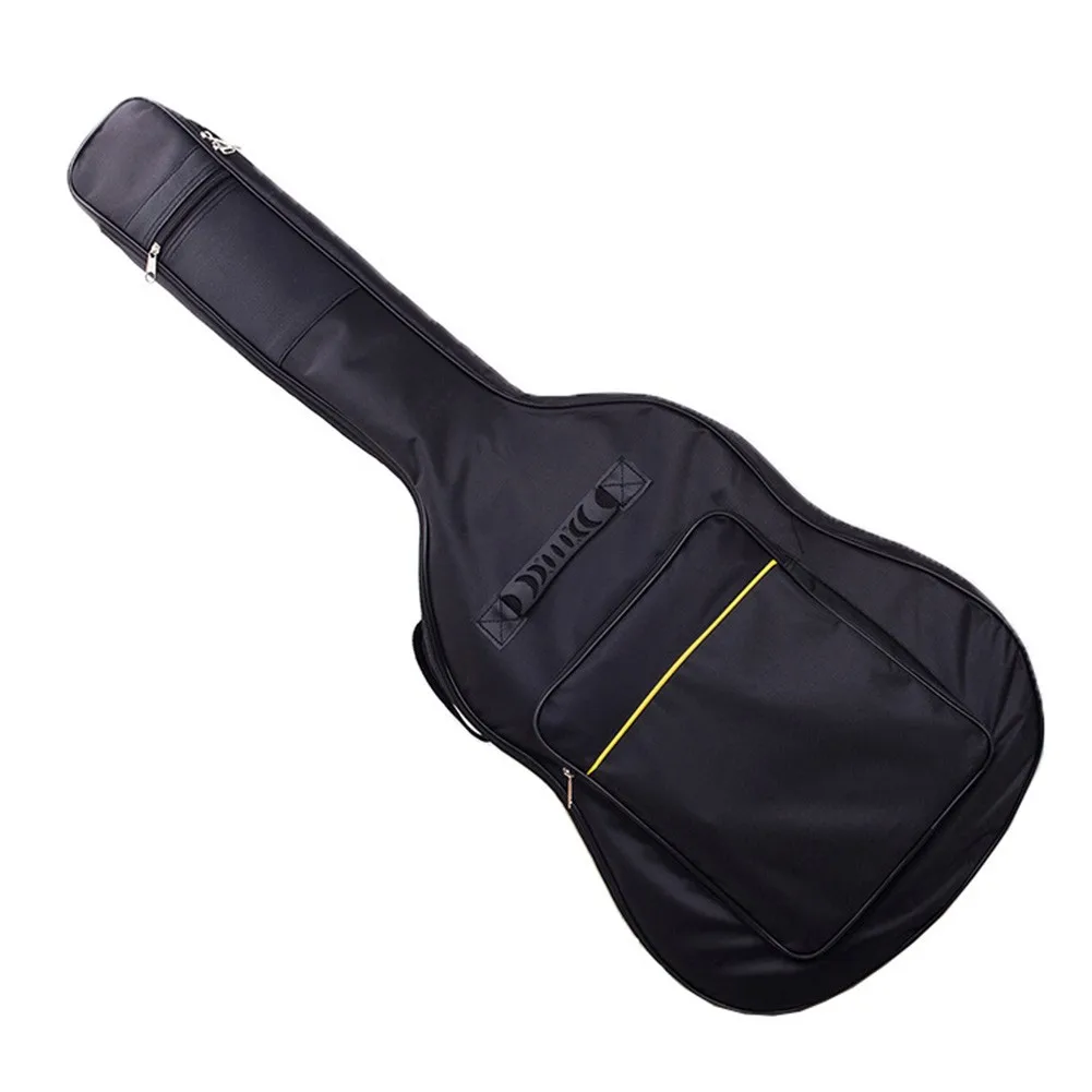 Acoustic Guitar Bag for Guitar 41inch Oxford Fabric Double Straps Padded Black Guitar Case Gig Backpack Accessories