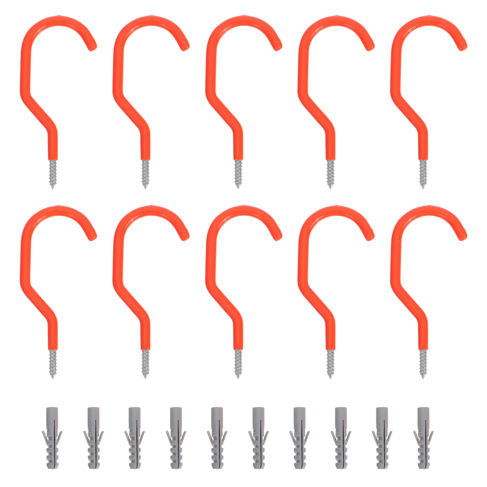 

Screw-in Utility Hanger Steel Bike Hooks Shed Heavy Duty Garage Storage Garden Wall Mount Rack Hangers