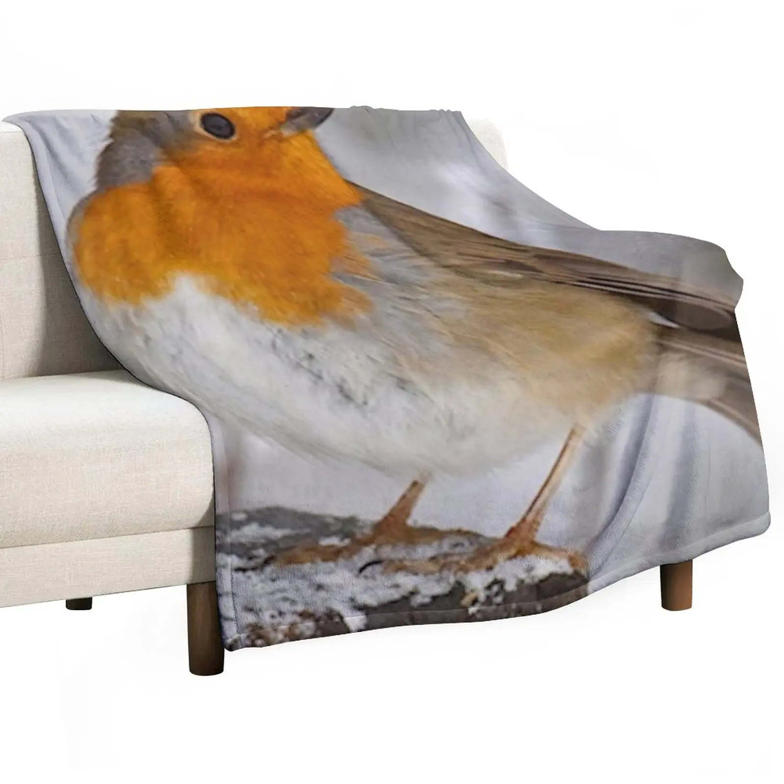 

Cheeky Robin Throw Blanket heavy to sleep sofa bed Picnic Blankets