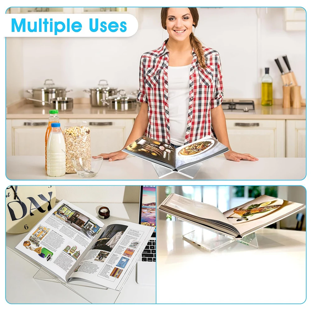 قطعتان من رف الكتب الأكريليك السميك بسمك 5 مم، رف...