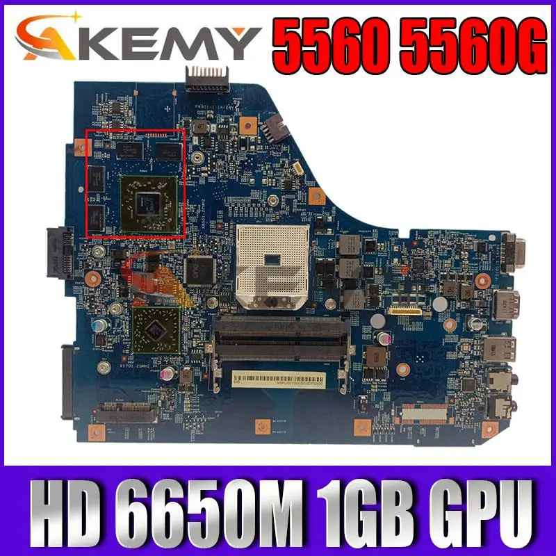 For Acer aspire 5560 5560G Motherboard 48.4M702.01M DDR3 HD 6650M