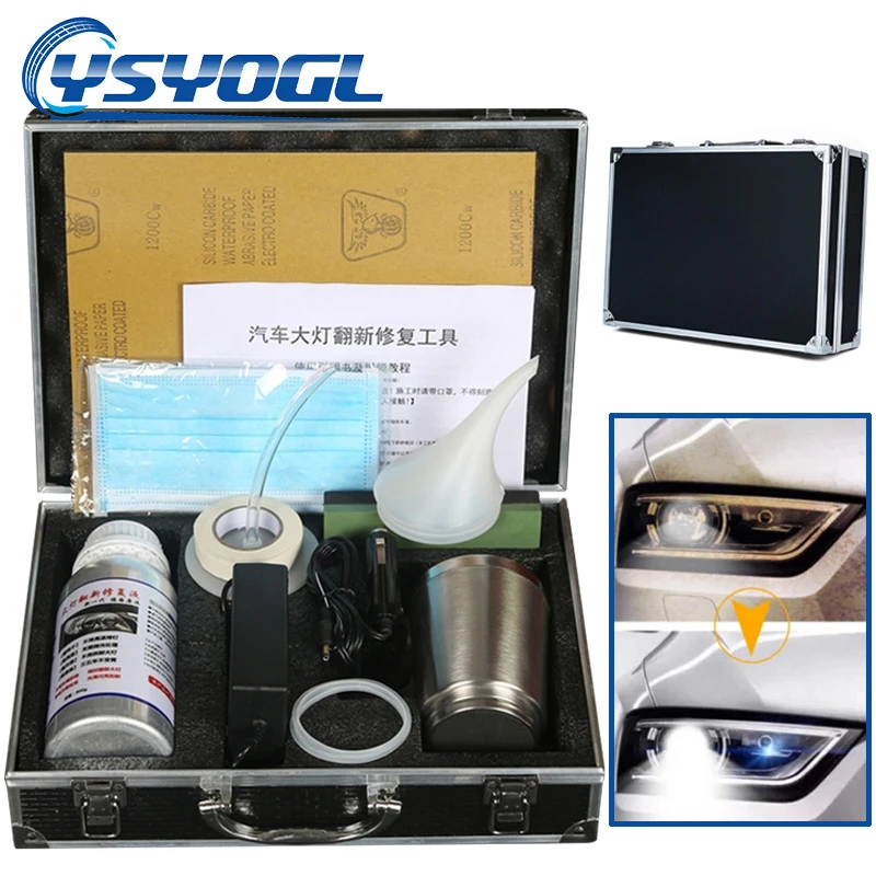 Car Headlamp Polish Headlight Polishing Kit Polish Car Headlights 800g