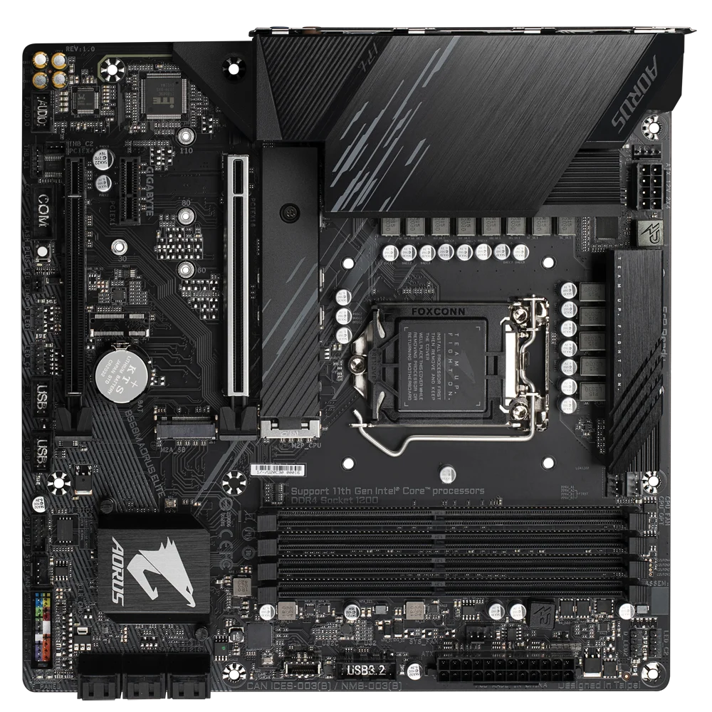 Lga 1200 Gigabyte B560M Aorus Elite Scheda Madre Micro Atx Intel B560 Ddr4 128G Sata M.2 Supporto 10Th-Gen 11Th-Gen Intel Cpu 1200