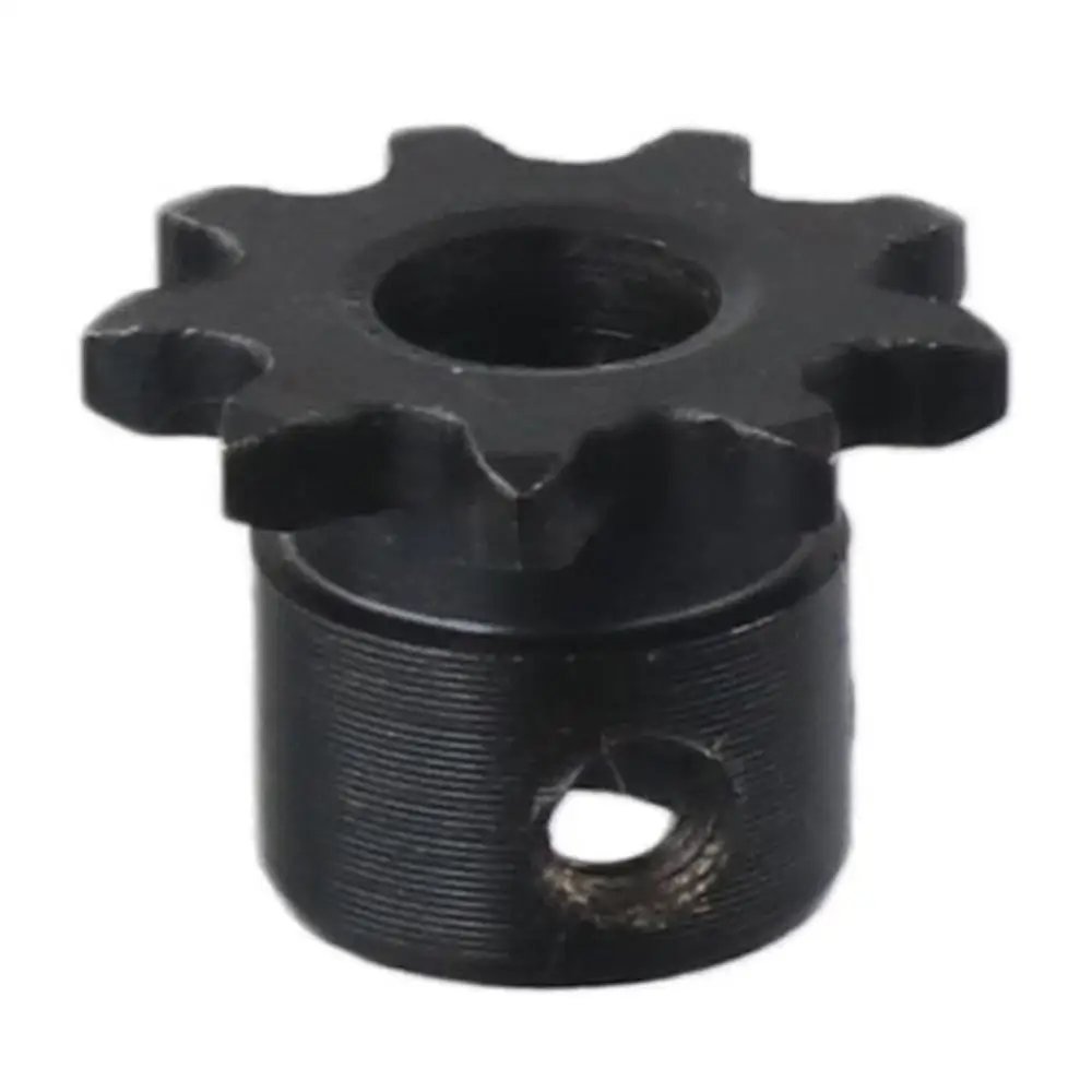 25 Chain 9 Tooth Gear Black Oxide C45 Carbon Steel Roller Sprockets Single Strand 1/4" Pitch Industrial Drive Sprocket ISO 04C