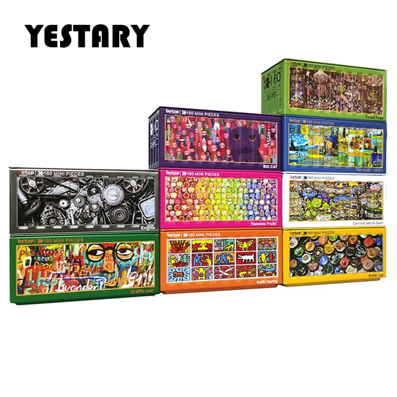 

YESTARY 3D Jigsaw Puzzle Toys IQ Board Games Toy Ten Levels of Difficulty Broken Paper Puzzle Toys For Adults Children Gifts