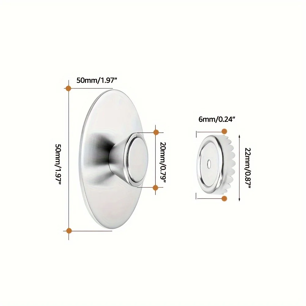Bathroom soap holder, non perforated soap holder, drain magnetic 304 stainless steel soap holder 3