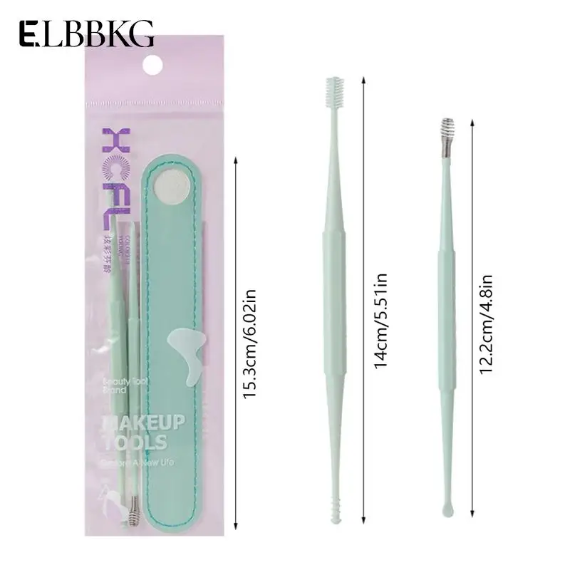 Soft Spiral for Ear Care Ear Wax Cleaning Kit Ear Pick Spoon Beauty Health Silicone Ear Cleaner Double Head Earwax Removal Tool 6