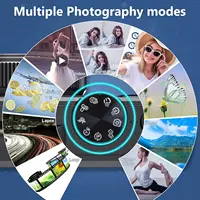 Цифровая камера 64 мп, сенсорный экран 3,0 дюйма, 18 зумов, Wi-Fi, для начинающих, детей — изображение 4