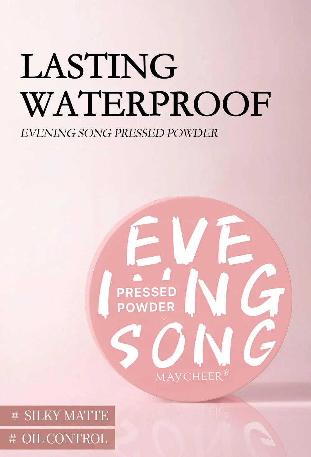 Matte Pressed Powder Waterproof Long-lasting Oil Absorbing Makeup_voghion.com