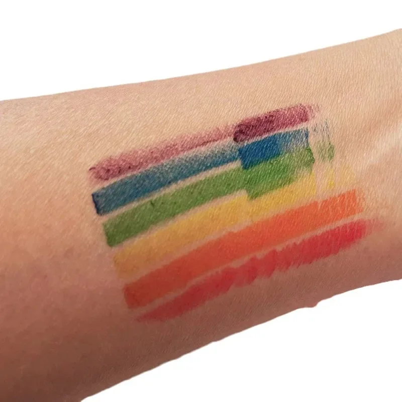 Colored Crayons 6 Color Washable Face Body Painting Crayons