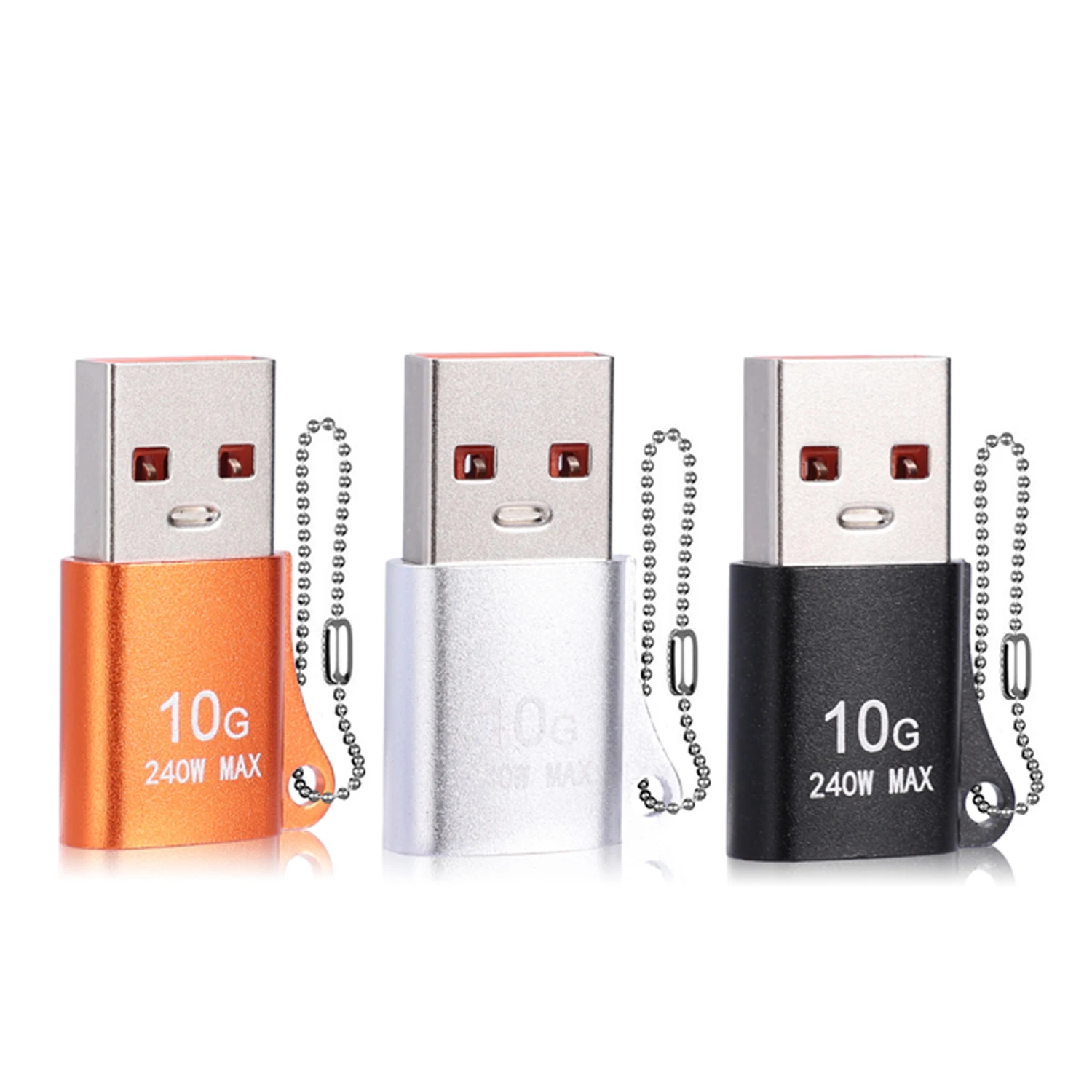 Adattatore da USB 3.0 a tipo C 10A Connettore di ricarica rapida Convertore da tipo C maschio a USB femmina OTG per laptop Xiaomi Samsung USB-C OTG