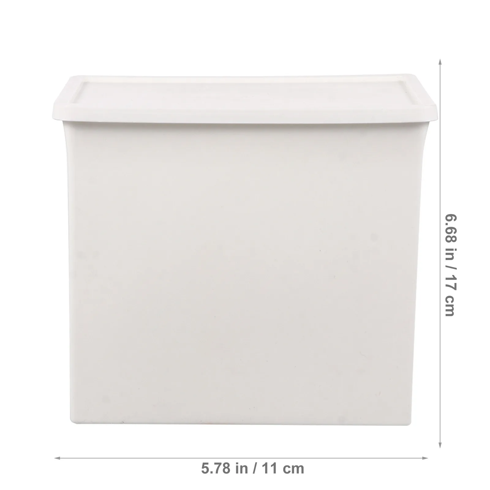 2개입 헤비듀티 플라스틱 수납함, 책상, 침대 옆, 소파, 가정, 사무실, 침실, 학생 기숙사용 잡화 정리함