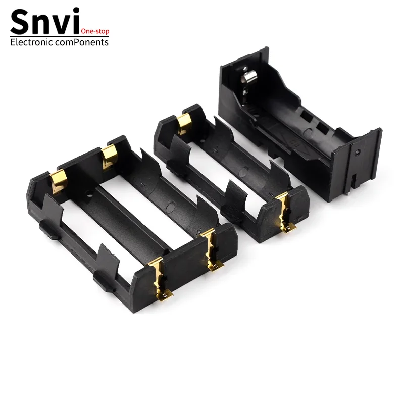 26650 Batteriehalter für DIY - 1-Zellen-/2-Zellen-Batteriehalter mit SMD vergoldeten Kontakten, 1-Zellen-Pin-Typ Lithium-Batteriehalter