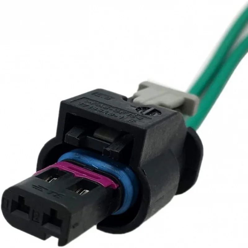 

2Pin Battery Current Sensor Connector WPT-1648 Flat Female Connection Cable for Ford- Focus- Escape- 2012- 2018/2016 Mustang-
